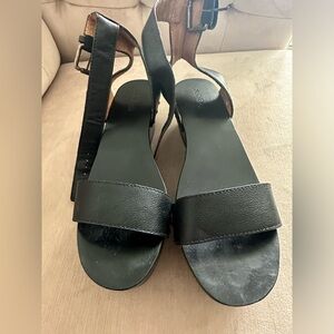 Kelsi Dagger Brooklyn Size 9 Wooden Sole Flatform Shoes